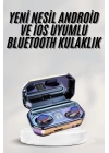 Yeni Nesil Bluetooth Kulaklık Uzun Pil Ömrü El Fenerli Dijital Şarj Göstergeli