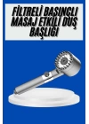 Yeni Nesil Duş Başlığı Paslanmaz Çelik Masaj Etkili Ergonomik Tasarım Su Basınçlı