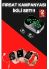 Yeni Nesil Kaliteli Akıllı Saat ve Kablosuz Bluetooth Kulaklık  Yüksek Ses Kaliteli