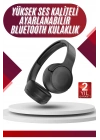 Yeni Nesil Kulak Üstü Bluetooth Kulaklık Type-C Girişli Yüksek Ses Kaliteli