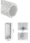 Yeni Nesil Modern Kristal Masa ve Gece Lambası Dokunmatik Renk Değiştirebilen