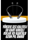 Yeni Nesil Silikonlu Kulak İçi Kablosuz Kesintisiz Bluetooth Kulaklık Kablolu