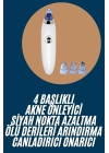 Yeni Nesil Vakumlu Pilli Siyah Nokta ve Yüz Temizleme Cihazı 4 Başlıklı