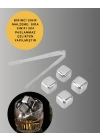 Yeniden Kullanılabilir 304 Çelik Metal Buz Küpleri 4lü Set