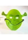 Yeşil Shrek Maskesi 21x25 Cm