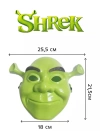 Yeşil Shrek Maskesi 21x25 Cm