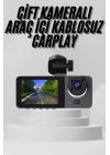 Yol Kayıt Araç Kamerası HD DVR 3 Kameralı 2.0in Ekranlı Ön İç Arka