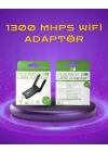 Yüksek Hızlı 1200 Mbps Çift Bant USB WiFi Adaptör – Güçlü Sinyal, Geniş Uyumluluk