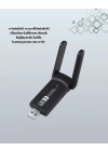 Yüksek Hızlı 1200 Mbps Çift Bant USB WiFi Adaptör – Güçlü Sinyal, Geniş Uyumluluk