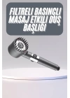 Yüksek Performanslı Masaj Etkili Su Tasarruflu Duş Başlığı Krom Kaplama Uzun Ömürlü
