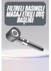 Yüksek Performanslı Masaj Etkili Su Tasarruflu Duş Başlığı Krom Kaplama Uzun Ömürlü