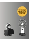 Yüksek Performanslı USB Mini Vantilatör – Panda Desenli