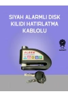 Yüksek Sesli 110dB Çelik Disk Kilidi Su Geçirmez