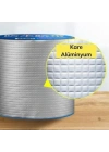 Yüksek Sıcaklık Dayanan Su Geçirmez Çatı Boru Duvar Çatlak Onarıcı Yapışkan Bant Folyo 5 cm