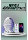 Yumurta Görünümlü Masa ve Gece Lambası Renk Değiştirebilen Projektör