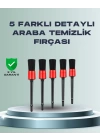 Yumuşak Kıllı Araç Bakım Fırça Takımı