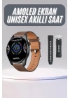 Yuvarlak Kasa 46mm Akıllı Saat Android Ve IOS Uyumlu Uyku ve Sağlık Takibi