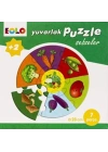 Yuvarlak Puzzle-Sebzeler