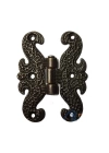 Zamak Kelebek Menteşe - Büyük, 50x67mm, Oksit, 1 Adet