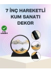 Zihin Açıcı Kum Manzarası – 3D Dinamik Kum Tablosu, Dekoratif, Dönüştükçe Yenilenen Sakinleştirici Sanat Eseri