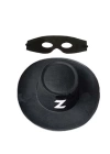 Zorro Şapka Maske Set Yetişkin