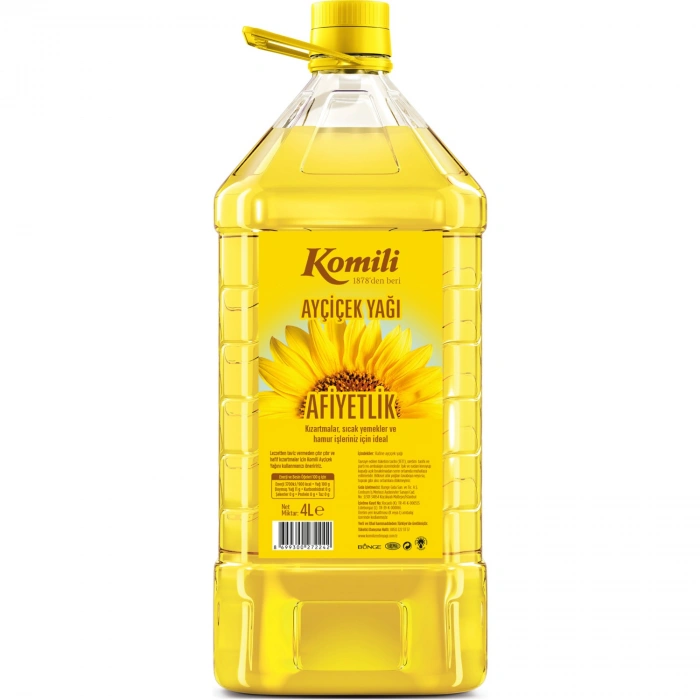 Komili Ayçiçek Yağı 4 lt