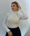 Balık Yaka Boğazlı Kazak