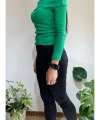 Kadın Kaşkorse Fitilli Madonna Yaka Body