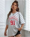 Los Angeles Baskılı Oversize Kalıp Unisex T-shirt