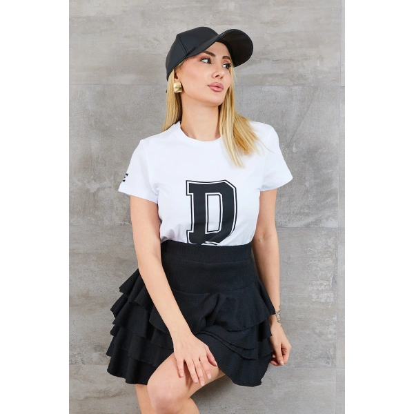 D Baskılı T-shirt