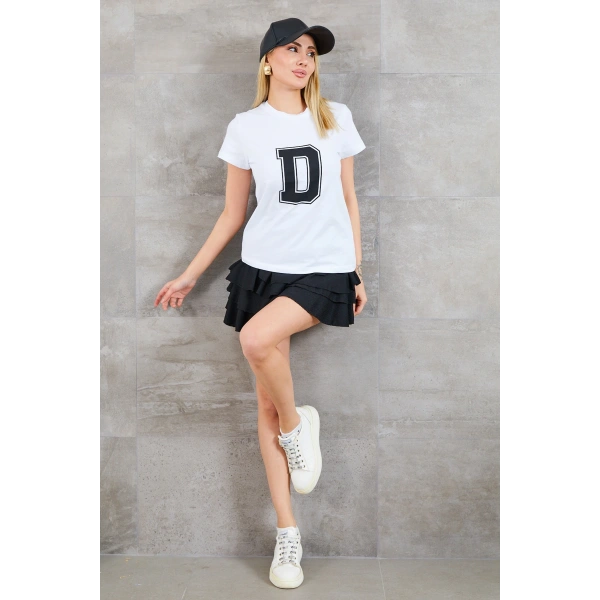 D Baskılı T-shirt