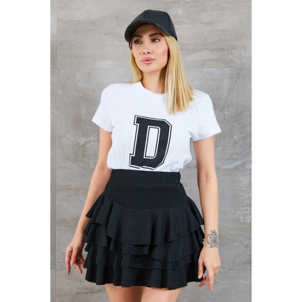 D Baskılı T-shirt