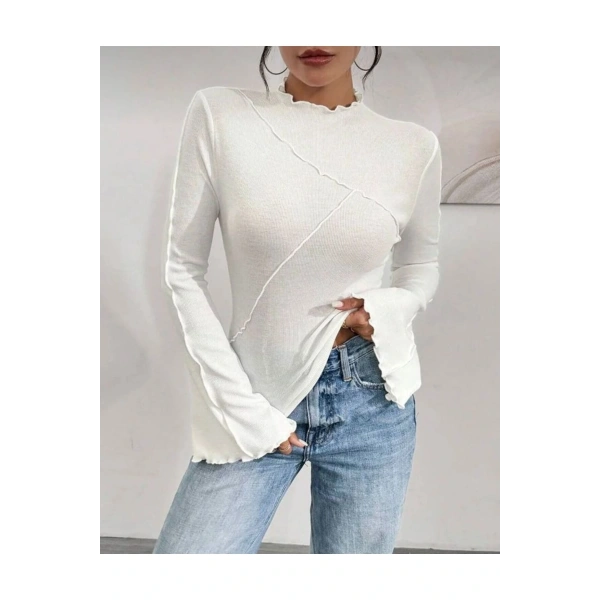 Kadın İspanyol Kol Şık Bluz