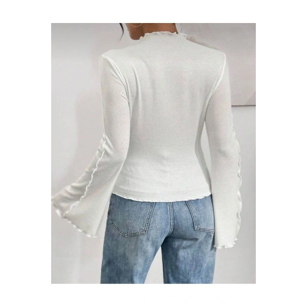 Kadın İspanyol Kol Şık Bluz