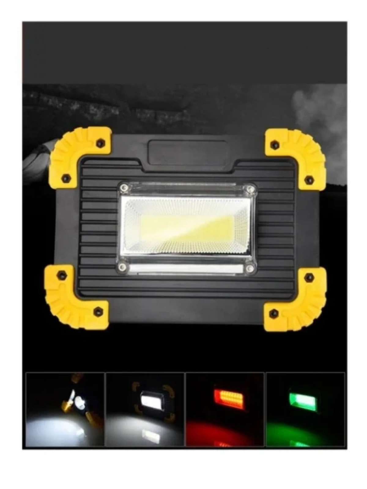 Wt-330 Şarjlı Projektör 20w Led Kamp Lambası Su Geçirmez Fener