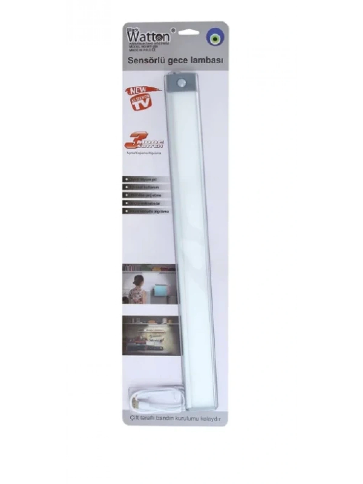 Sensörlü Şarjlı Dolap Lambası WT-288