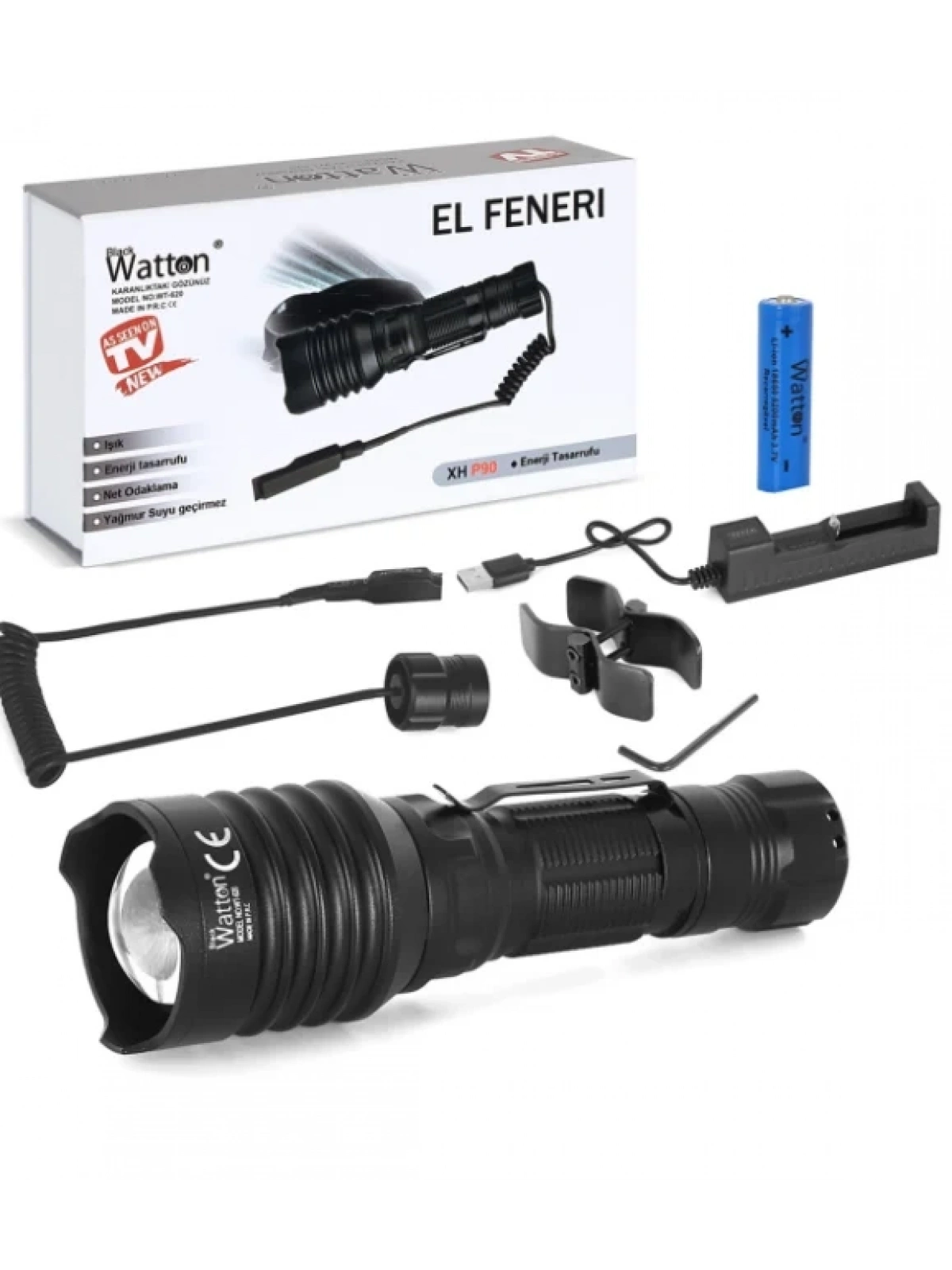Tg-10 Şarjlı Profesyonel Av Feneri Wt-620