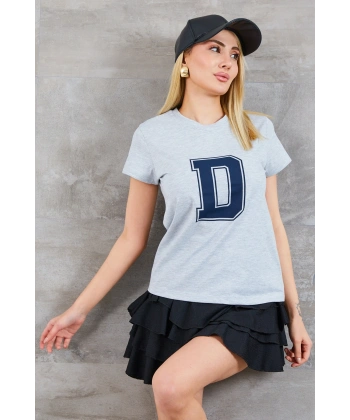 D Baskılı T-shirt
