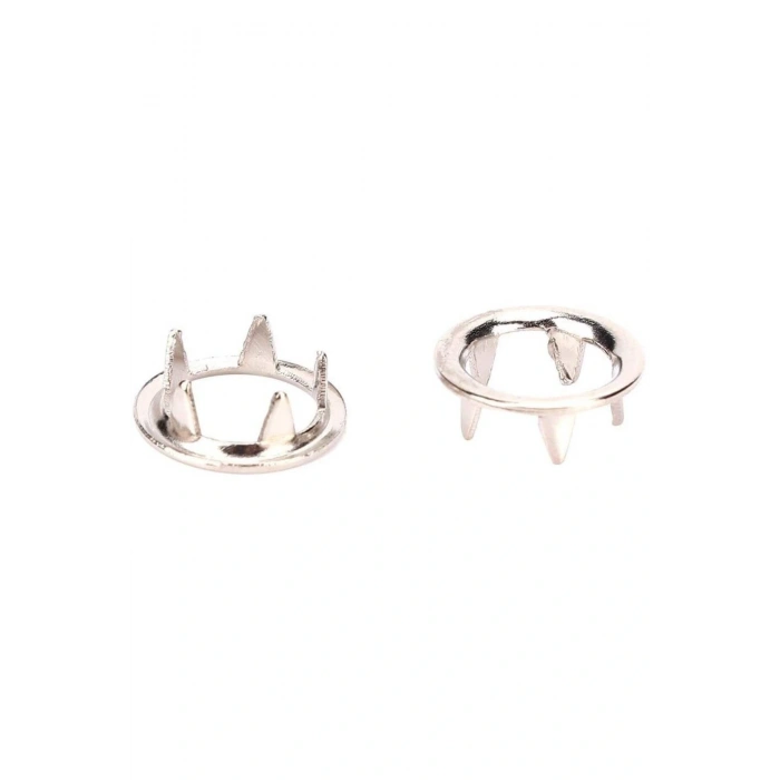 10.5mm Nikel(gümüş) Bebe Çıtçıt 100 Adet