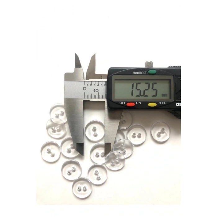15 Mm Şeffaf Nevresim Düğmesi(50 Adet)
