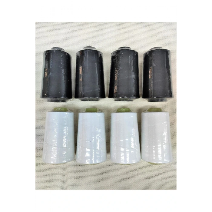 Dikiş Ipi 4 Siyah 4 Beyaz