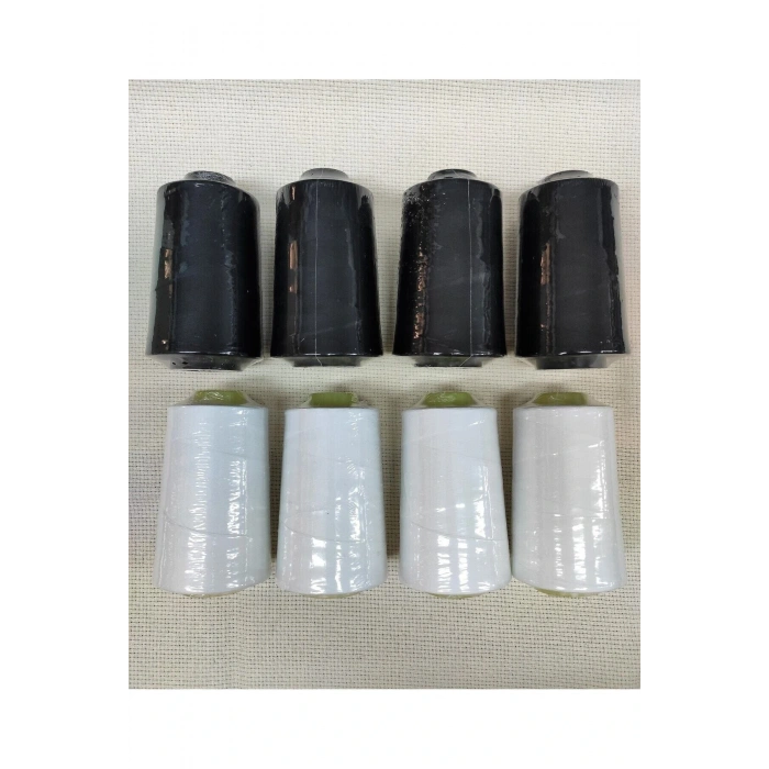 Dikiş Ipi 4 Siyah 4 Beyaz