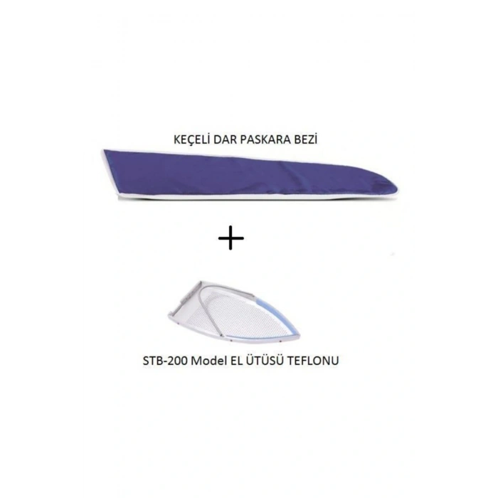 Isıya Dayanıklı Keçeli Dar Paskara Bezi Ve El Ütüsü Teflonu Stb-200