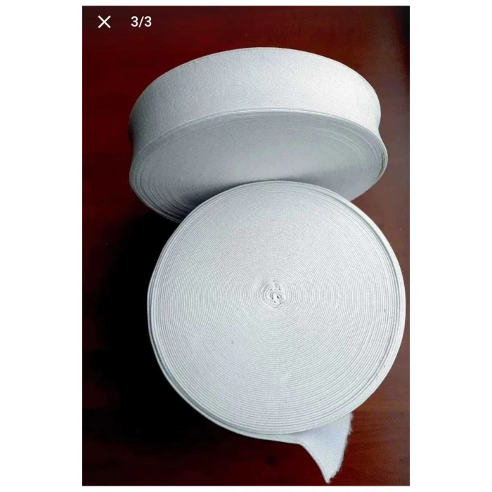 5 CM BEYAZ BEL,PAÇA VE DON LASTİĞİ 1 PAKET 10 METRE