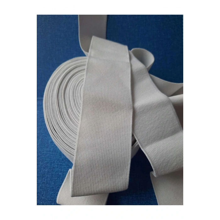 5 CM BEYAZ BEL,PAÇA VE DON LASTİĞİ 1 PAKET 10 METRE
