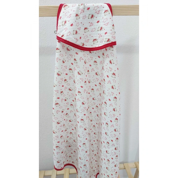 Pamuklu Çift Katlı KAPİTONE Örtü Kundak  Battaniye Kız-Erkek Yenidoğan/Bebek Kundak Battaniye