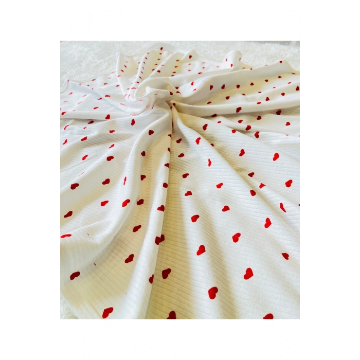 Fitilli Çift Katlı Kalpli Bebek Kundak Battaniye Not: (DİKKAT!!! ÇİFT KATLIDIR...)