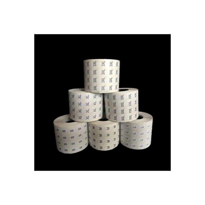 Xl Beden Yapışkanlı Etiket - Sticker ( 5000 Adet )