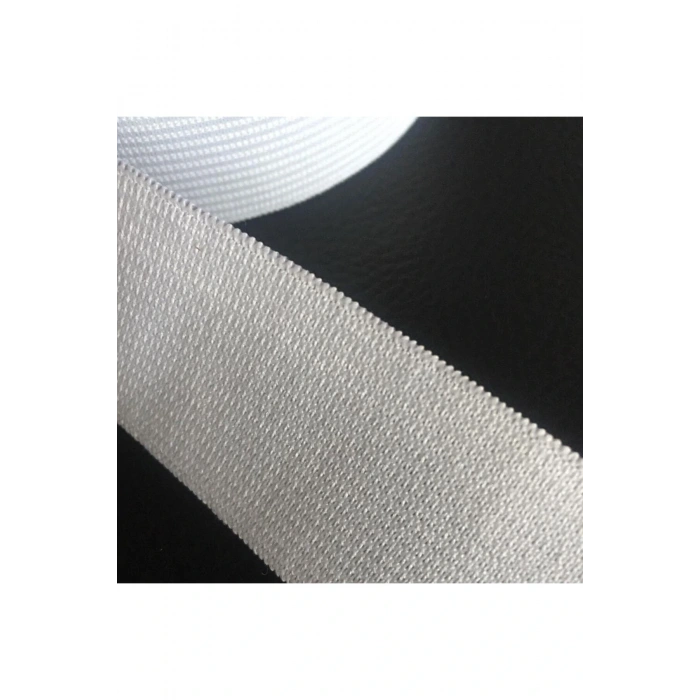 3 Cm Beyaz Enli Yassı Lastik 10 Metre Bel Paça Etek Lastiği