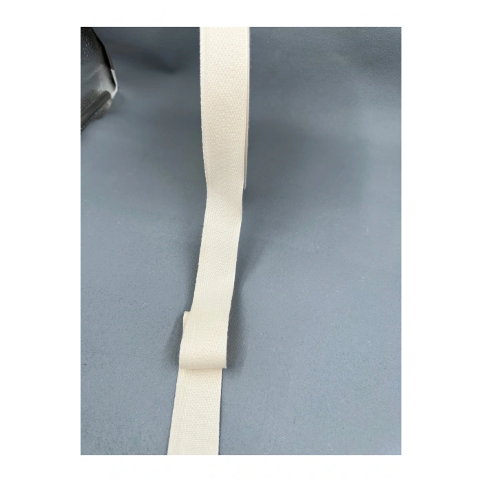 3 cm balıksırtı şerit-5 metre-ham/ekru